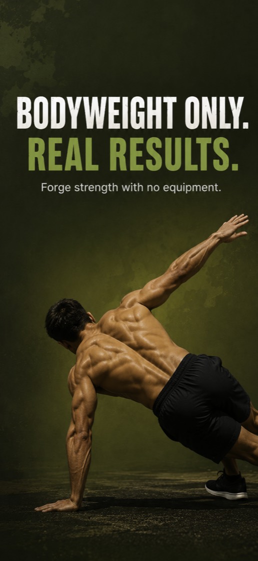 Army-style calisthenics training programs on iPhone